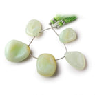 18x15-28x23mm Lime Sherbet Agate Drusy Freeform Beads 5 pcs - Beadsofcambay.com