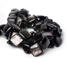 18x18mm Hypersthene plain pillow beads 16 inch 22 pieces AA - Beadsofcambay.com