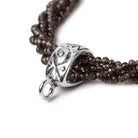 18x8mm Antiqued Sterling Silver Bail Vine Flower Design 1 piece - Beadsofcambay.com