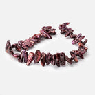 19-24mm Cherry Side Drill Biwa Freshwater Pearls 16 inch 48 beads - Beadsofcambay.com