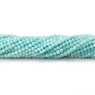 2mm Amazonite microfaceted round beads 13 inch 175 pieces AA - BeadsofCambay.com