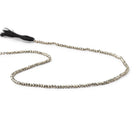 2mm Golden Pyrite microfaceted round beads 13 inch 155 pieces - BeadsofCambay.com