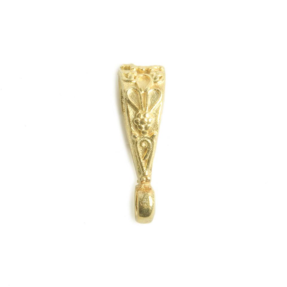 19x10x6mm Vermeil Bail 1 Finding - Beadsofcambay.com