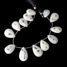 19x13-28x17mm Solar Quartz Faceted Pear Beads 8 inch 13 pieces - Beadsofcambay.com