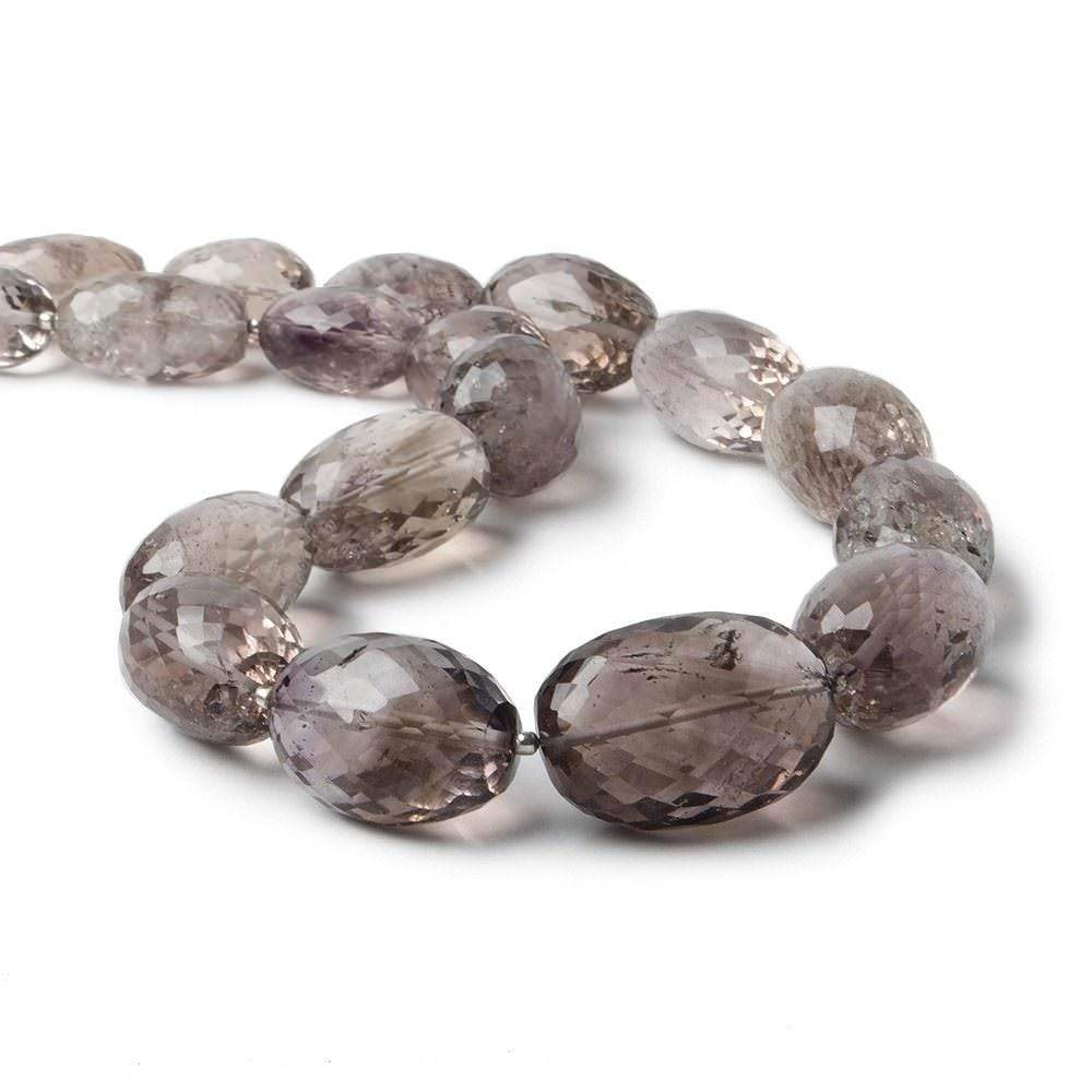 19x14-26x18mm Mossy Amethyst Faceted Nugget Beads 18 inch 18 beads - Beadsofcambay.com