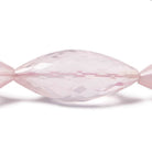 19x9-30x12mm Rose Quartz faceted marquise beads 16 inch 16 pieces - Beadsofcambay.com