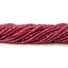 2-2.5mm Red Spinel Faceted Rondelle Beads 16 inch 300 pieces AAA - Beadsofcambay.com