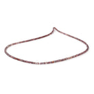 2-2.5mm Songea Sapphire Plain Rondelle Beads 16 inch 270 pieces - Beadsofcambay.com