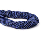 2-3.5mm Lapis Lazuli Plain Rice Beads 15 inch 121 pieces - Beadsofcambay.com