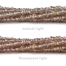 2-3mm Color Change Garnet Faceted Rondelle Beads 16 inch 220 pieces - Beadsofcambay.com