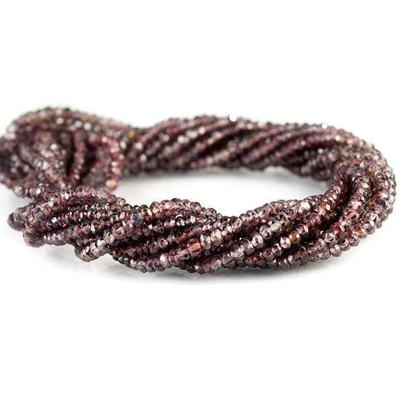 2 - 3mm Color Change Sapphire Faceted Rondelle Beads 17 inch - Beadsofcambay.com