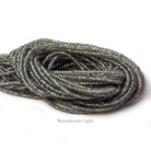 2-3mm Color Change Sapphire micro faceted rondelle beads 16 inch 250+ pieces - Beadsofcambay.com