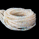 2-3mm Ethiopian Opal plain rondelle beads 18 inch 300 pieces AA - Beadsofcambay.com