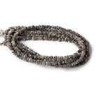 2-3mm Platinum Grey Diamond crystal nugget beads 15 inch 220 pieces - Beadsofcambay.com