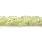 2-4.5mm Cat's Eye Chrysoberyl Faceted Rondelles 18 inch 300 Beads - Beadsofcambay.com