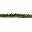 2-4mm Chrome Diopside faceted rondelle Beads 13 inch 161 pieces - Beadsofcambay.com