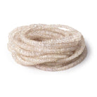 2-4mm Pale Pink Sapphire Faceted Rondelle Beads 16 inch 225 pieces - Beadsofcambay.com