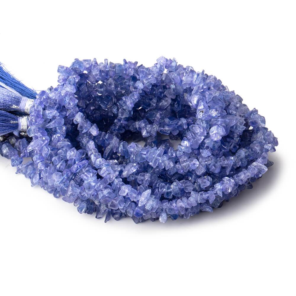 2-4mm Tanzanite Chip Beads 14 inch 200 pieces - Beadsofcambay.com