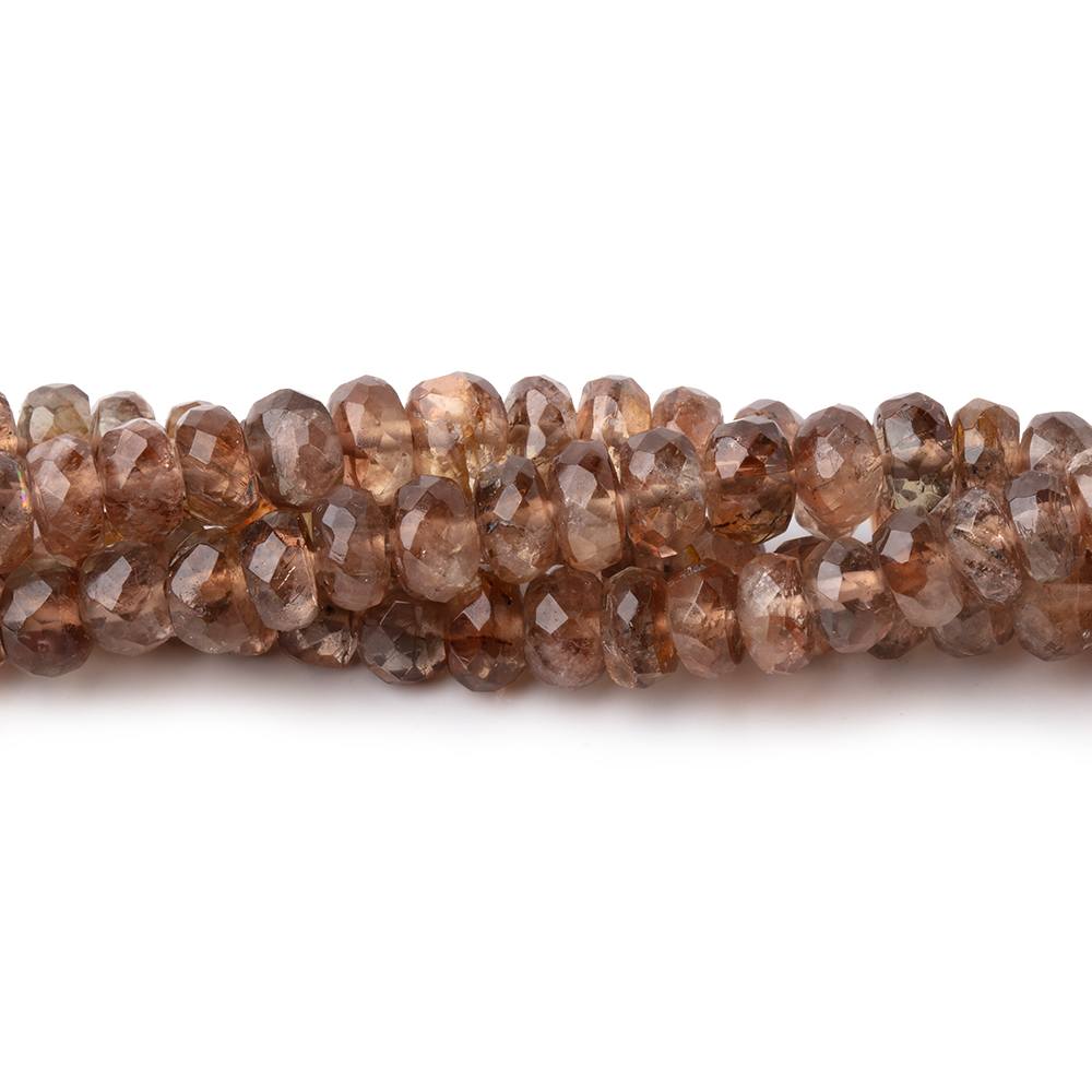 2-5mm Andalusite Faceted Rondelle Beads 18 inch 200 pieces - Beadsofcambay.com