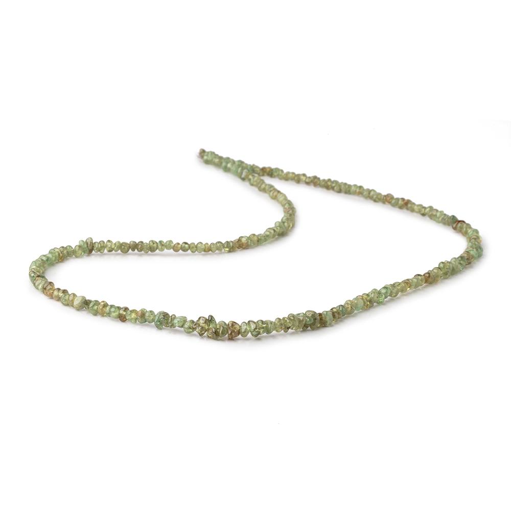 2-5mm Demantoid Garnet Plain Nugget Beads 18 inch 218 pieces - Beadsofcambay.com