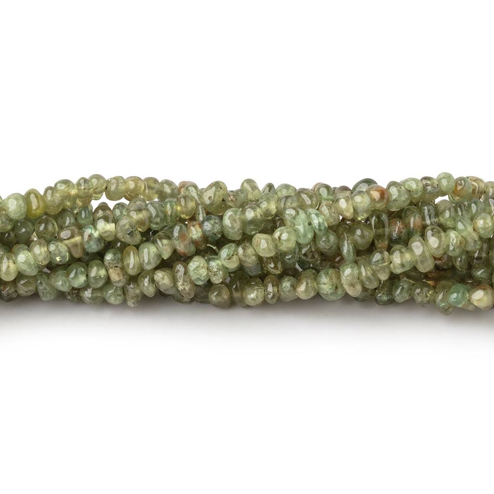 2-5mm Demantoid Garnet Plain Nugget Beads 18 inch 218 pieces - Beadsofcambay.com