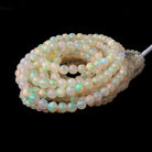 2-5mm Golden Ethiopian Opal Micro Faceted Rounds 17 inch 114 beads AAA - Beadsofcambay.com