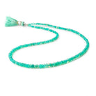 2-5mm Wintergreen Ethiopian Opal Plain Rondelle Beads 17 inch 290 pieces - Beadsofcambay.com