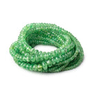 2-6.5mm Tsavorite Garnet Plain Rondelle Beads 18.5 inch 260 pieces - Beadsofcambay.com