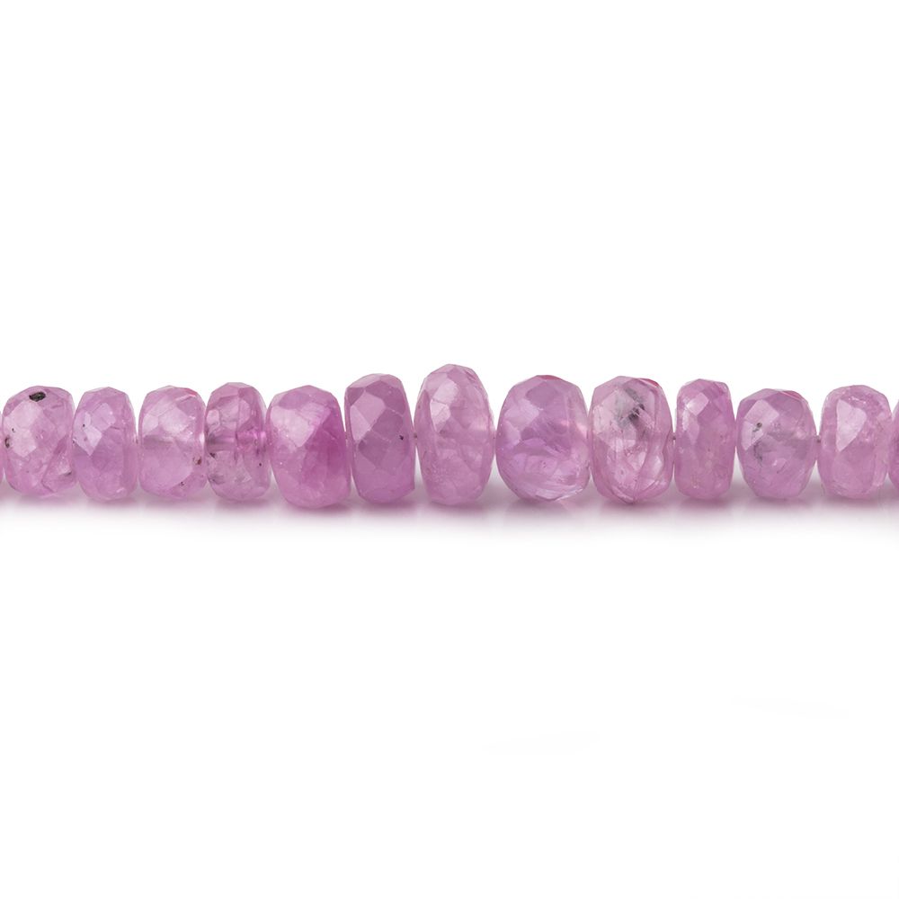 2-6mm Burmese Ruby Faceted Rondelle Beads 16 inch 200 pieces - Beadsofcambay.com