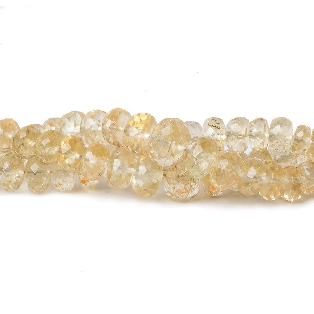 2-6mm Imperial Topaz Faceted Rondelle Beads 16 inch 182 beads - Beadsofcambay.com