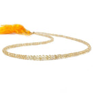 2-6mm Imperial Topaz Faceted Rondelle Beads 16 inch 182 beads - Beadsofcambay.com