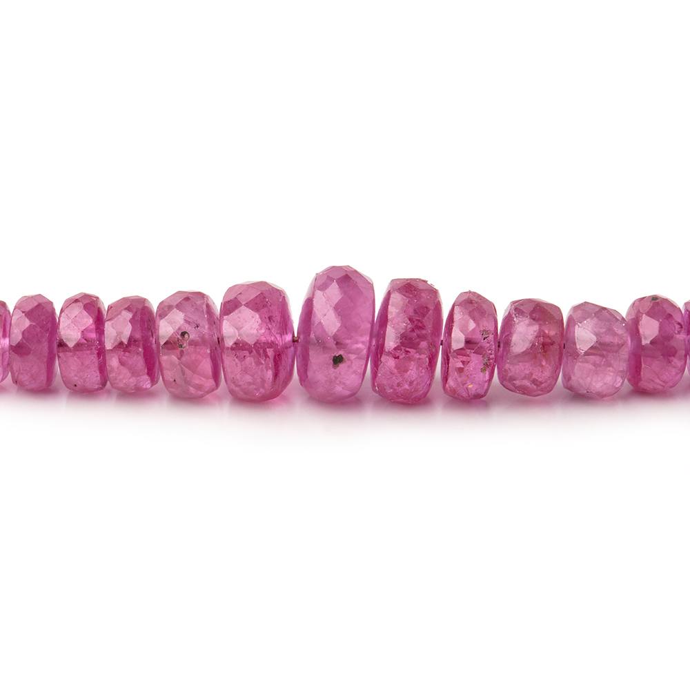 2-6mm Ruby Faceted Rondelle Beads 16 inch 200 pieces AA - Beadsofcambay.com