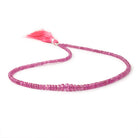 2-6mm Ruby Faceted Rondelle Beads 16 inch 200 pieces AA - Beadsofcambay.com