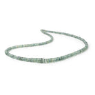 2-6mm Sea Green Sapphire Faceted Heshi Beads 17 inch 320 pieces AAA - Beadsofcambay.com