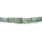 2-6mm Sea Green Sapphire Faceted Heshi Beads 17 inch 320 pieces AAA - Beadsofcambay.com