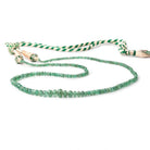2-7.5mm Emerald Plain Rondelle Beads 20 inch 227 pieces AA - Beadsofcambay.com
