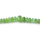 2-7mm Tsavorite Garnet plain rondelle 16 inches 250 Beads A Quality - Beadsofcambay.com