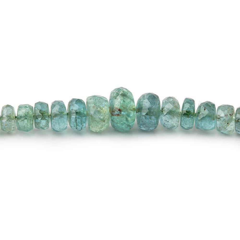2-7mm Zambian Emerald Faceted Rondelle Beads 16 inch 215 pieces AA Grade - Beadsofcambay.com