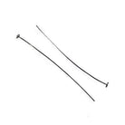 2" length Disc Headpin Black Gold plated .925 Silver, 26 Gauge Wire, 10 pieces per Bag - Beadsofcambay.com