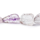 20-27mm Moss Amethyst Faceted Nugget Beads 8 inch 9 pieces - Beadsofcambay.com