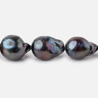 13-16mm Iridescent Peacock Ultra Baroque Freshwater Pearls 16.5 inch 20 pieces AA - BeadsofCambay.com