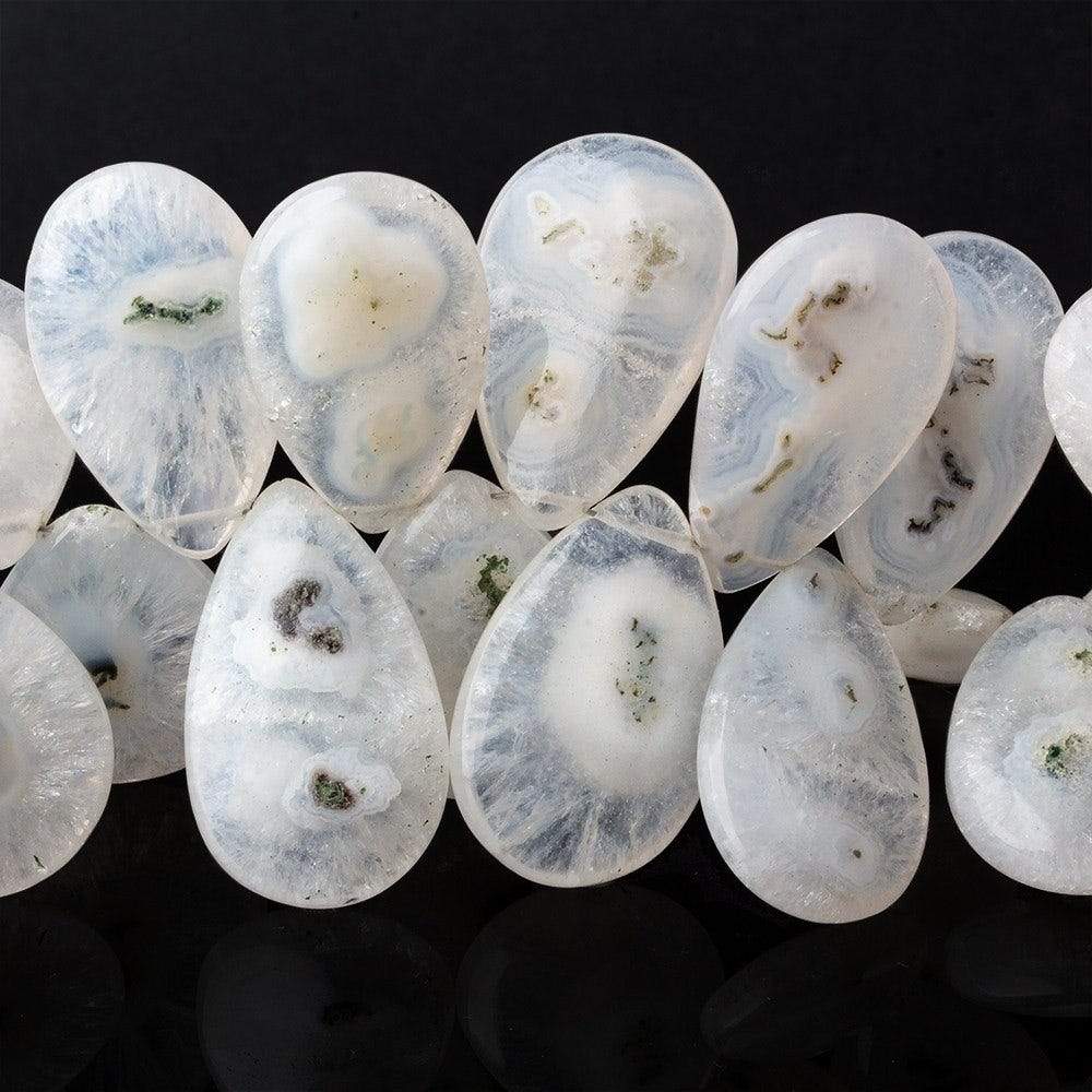 20.5x15-26x16mm Solar Quartz Plain Pear Beads 6.5 inch 27 pieces - Beadsofcambay.com