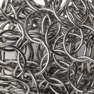 20mm Black Gold plated Plain Round Link Chain by the foot - Beadsofcambay.com