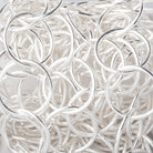 20mm Silver plated Plain Round Link Chain by the foot - Beadsofcambay.com