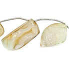 20x12-33x24mm Moon Rise Drusy Freeform Beads 11 pieces - Beadsofcambay.com