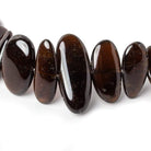20x12-36x15mm Hessonite Garnet Plain Nugget Beads 16 inch 32 pieces - Beadsofcambay.com