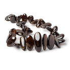 20x12-36x15mm Hessonite Garnet Plain Nugget Beads 16 inch 32 pieces - Beadsofcambay.com