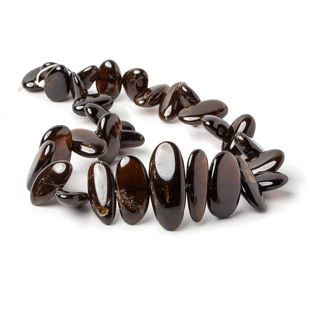 20x12-36x15mm Hessonite Garnet Plain Nugget Beads 16 inch 32 pieces - Beadsofcambay.com