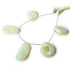 20x17-37x19mm Margarita Green Drusy Freeform Beads 5 pieces - Beadsofcambay.com
