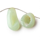 20x17-37x19mm Margarita Green Drusy Freeform Beads 5 pieces - Beadsofcambay.com
